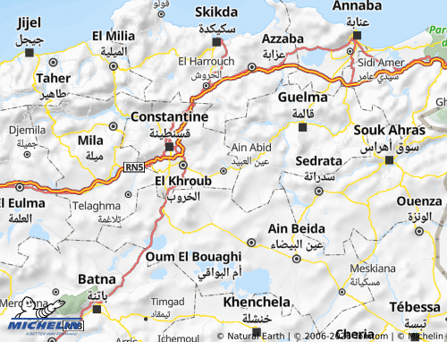 Carte MICHELIN Ain Abid - ViaMichelin