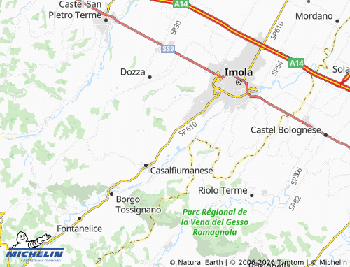 MICHELIN Ponticelli map - ViaMichelin