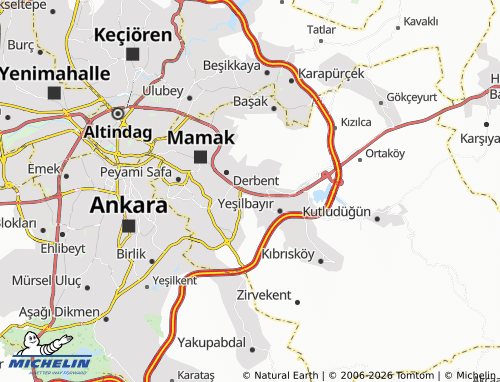 Mappa MICHELIN Üreğil - ViaMichelin