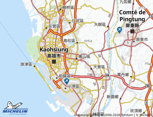 Kaart MICHELIN feng shan qu - ViaMichelin