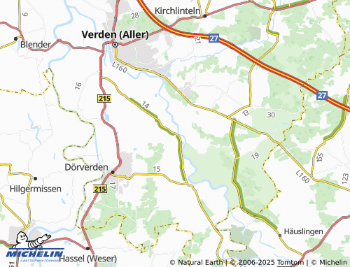 MICHELIN Barnstedt map - ViaMichelin