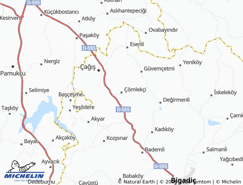 Carte MICHELIN Çömlekçi - ViaMichelin