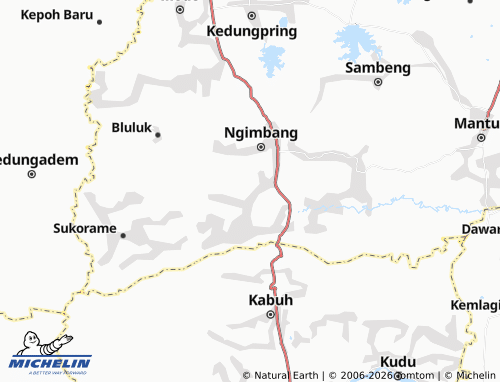 MICHELIN Lawak map - ViaMichelin