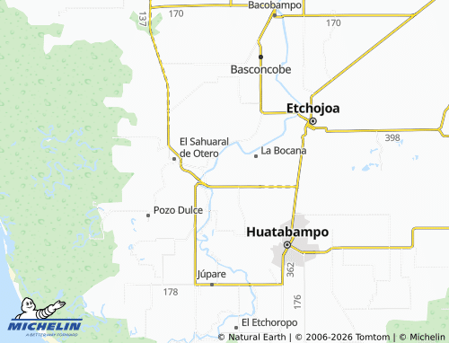 MICHELIN Huitchaca map - ViaMichelin