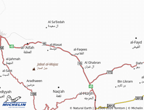 Carte MICHELIN al-Faqees - ViaMichelin