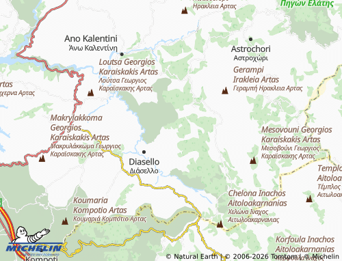 MICHELIN Kato Karya map - ViaMichelin