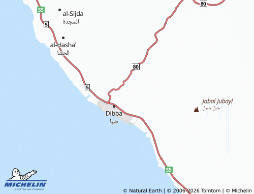Mappa MICHELIN al-Sifr - ViaMichelin