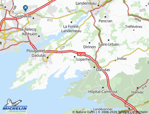 MICHELIN Loperhet map - ViaMichelin