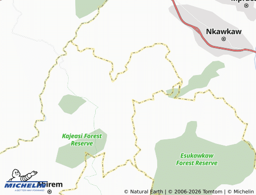 Mapa MICHELIN Akoasi - ViaMichelin