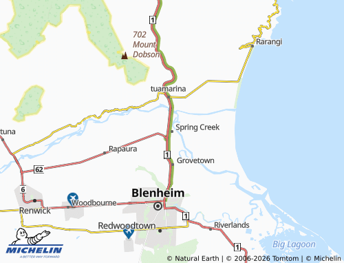 Mapa MICHELIN Spring Creek - ViaMichelin