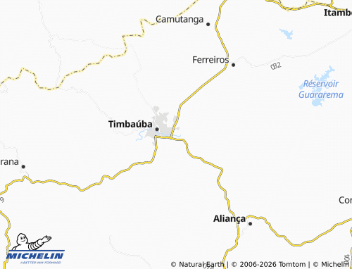 MICHELIN Novo Vida map - ViaMichelin