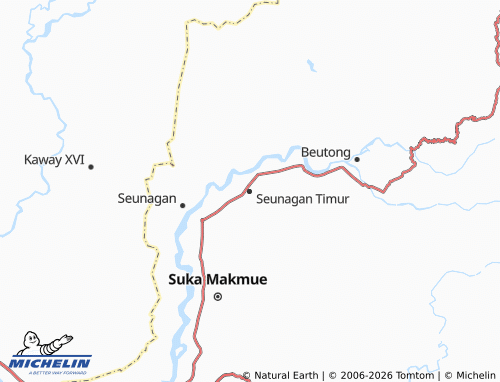 Mappa MICHELIN Seunagan Timur - ViaMichelin