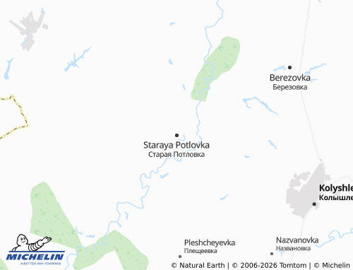 MICHELIN-Landkarte Staraya Potlovka - ViaMichelin