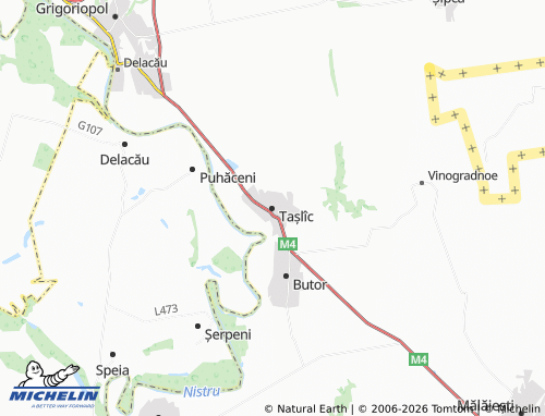 Carte MICHELIN Tașlîc - ViaMichelin