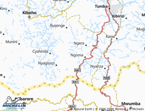 Mappa MICHELIN Kibangu - ViaMichelin