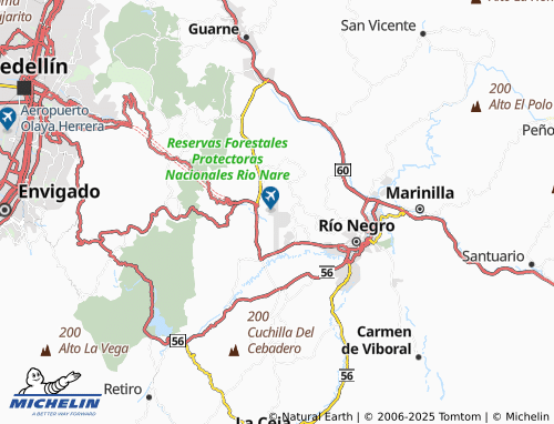 MICHELIN Aeropuerto map - ViaMichelin