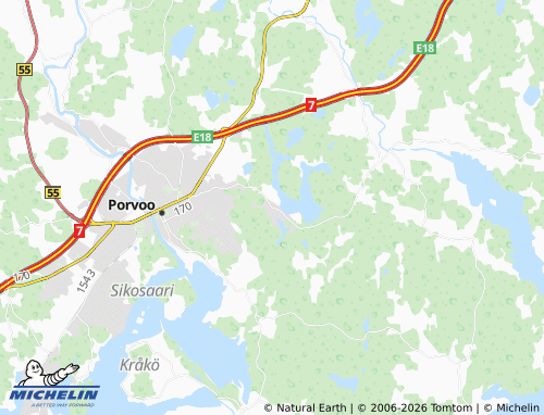 MICHELIN-Landkarte Veckjärvi - ViaMichelin