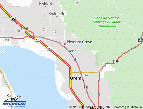 Mapa MICHELIN Lindon - ViaMichelin