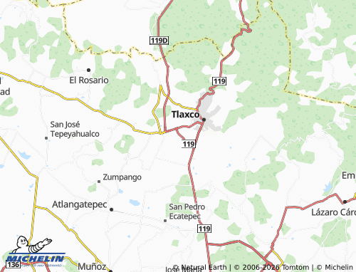 MICHELIN Diego Mu map - ViaMichelin