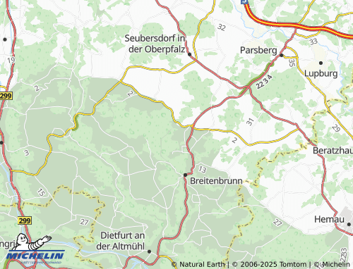 MICHELIN-Landkarte Allersfelden - ViaMichelin