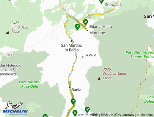 Mapa MICHELIN Pederoa - ViaMichelin