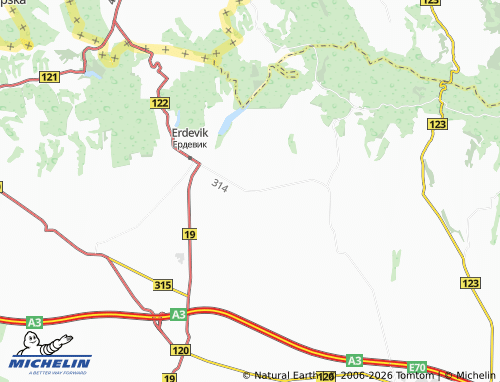 MICHELIN-Landkarte Bingula - ViaMichelin