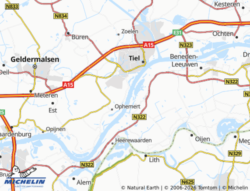 Carte MICHELIN Zennewijnen - ViaMichelin