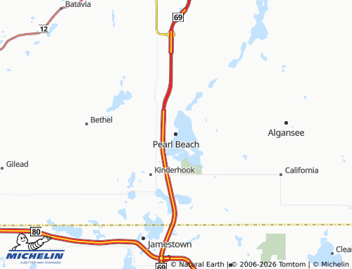 Mappa MICHELIN Pearl Beach - ViaMichelin