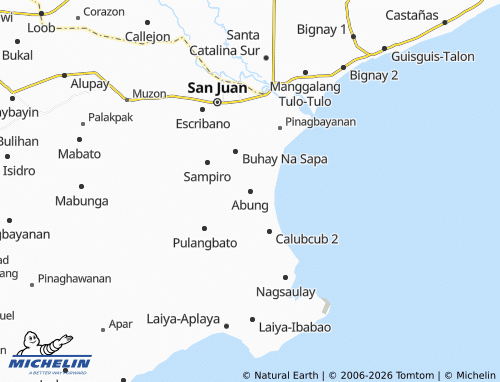MICHELIN Abung map - ViaMichelin