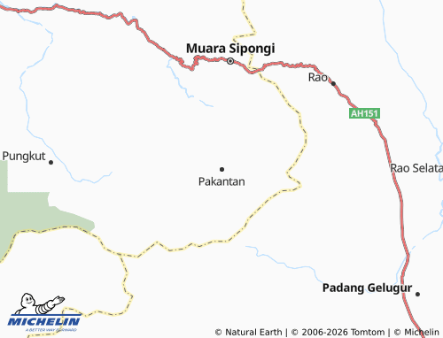 MICHELIN Pakantan map - ViaMichelin