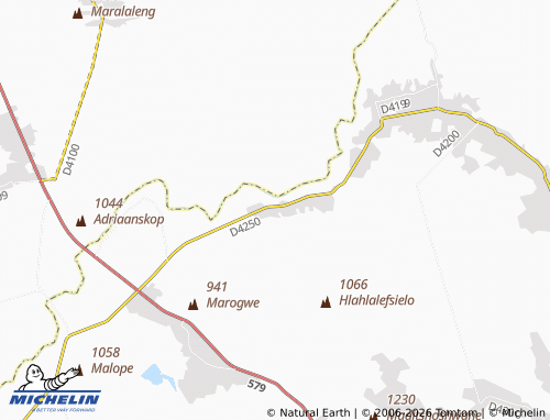 MICHELIN-Landkarte Kgwarip - ViaMichelin