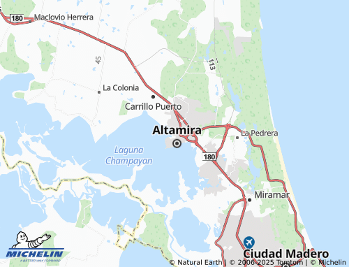 MICHELIN La Florida map - ViaMichelin