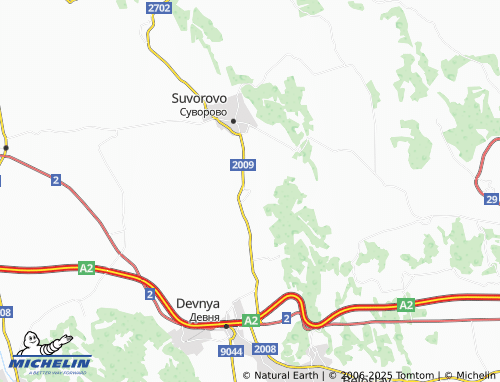 MICHELIN Chernevo map - ViaMichelin