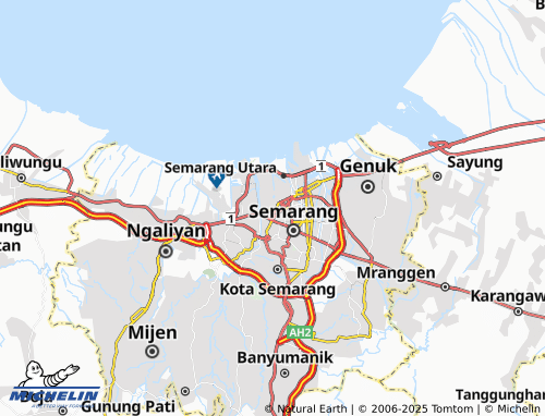 MICHELIN Pendrikan Lor map - ViaMichelin