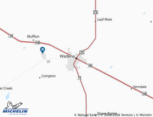 Mapa MICHELIN Wadena - ViaMichelin