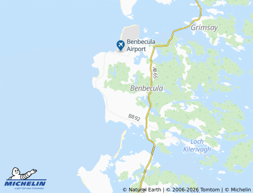 Carte MICHELIN Griminish - ViaMichelin
