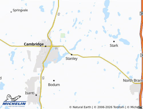 Carte MICHELIN Stanley - ViaMichelin