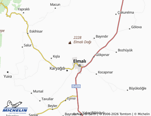 MICHELIN Camicedit map - ViaMichelin