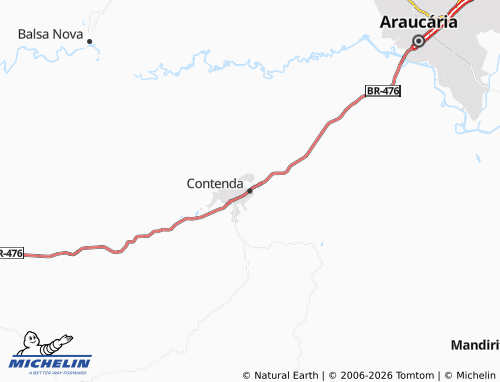 Mapa MICHELIN Contenda - ViaMichelin