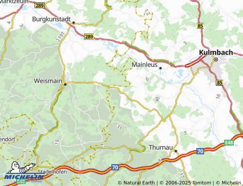 MICHELIN-Landkarte Buchau - ViaMichelin