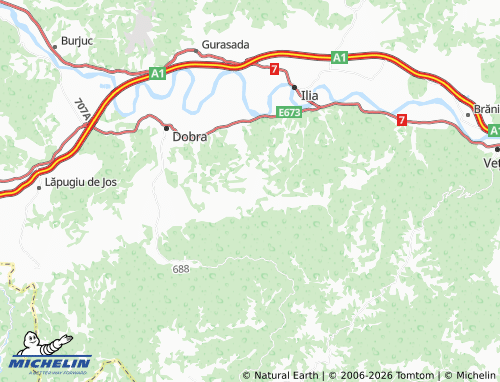 Mappa MICHELIN Rădulești - ViaMichelin