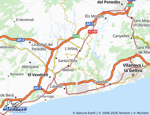 Carte MICHELIN la Gornal - ViaMichelin