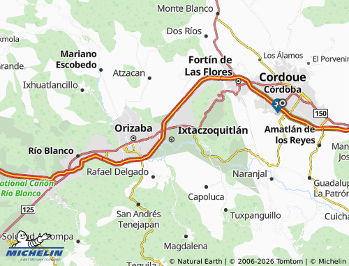 Mappa MICHELIN Infonavit Ixtaczoquitlán - ViaMichelin