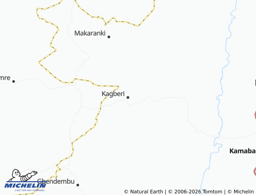 Mappa MICHELIN Kagberi - ViaMichelin