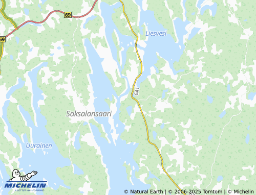 MICHELIN Korhola map - ViaMichelin