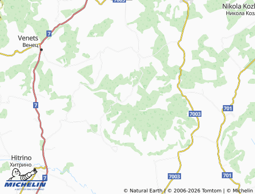 MICHELIN Stanovets map - ViaMichelin