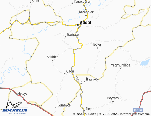 MICHELIN Afşar map - ViaMichelin