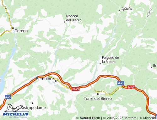 MICHELIN El Valle map - ViaMichelin
