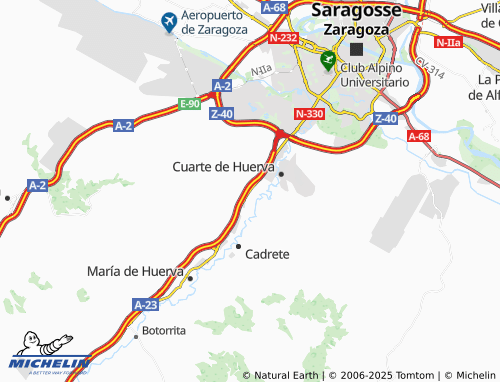 MICHELIN Casilla map - ViaMichelin