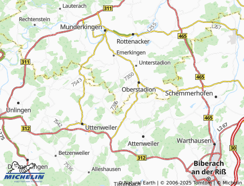 Carte MICHELIN Grundsheim - ViaMichelin